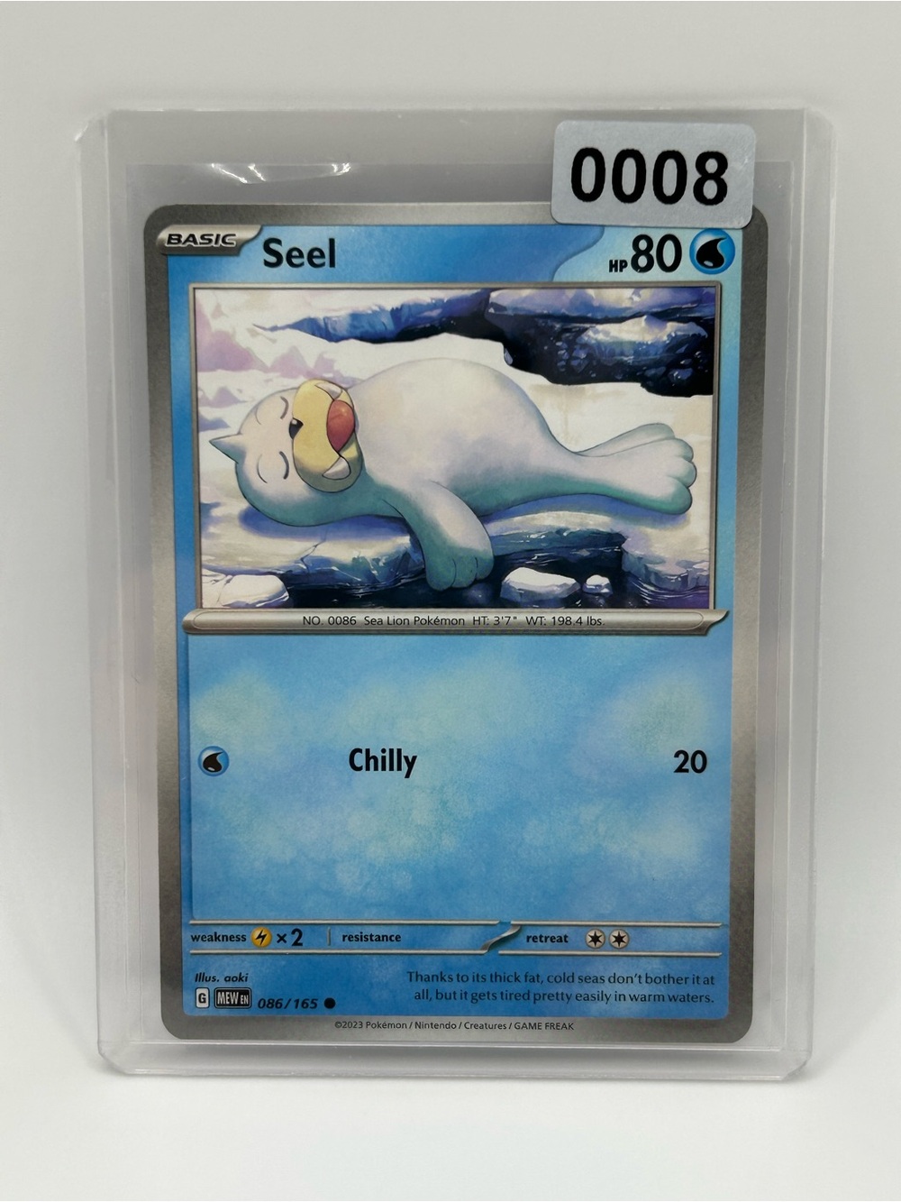 Seel Pokemon Card 🦭